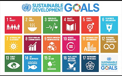 Der Aktionsplan der UNO umfasst 17 Ziele für nachhaltige Entwicklung (SDGs), die in 169 messbare Unterziele ausdifferenziert sind. Illustration: zVg